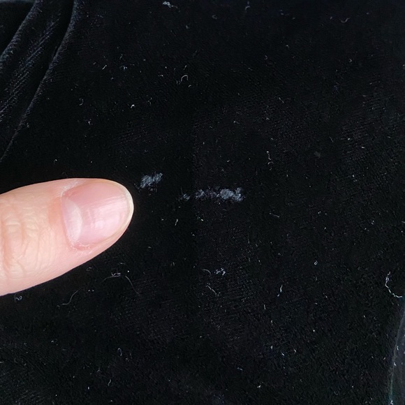 706. VINTAGE Grapes Wine Black Velvet Midi Skirt with Gold Sequin Embroidered - Picture 11 of 11